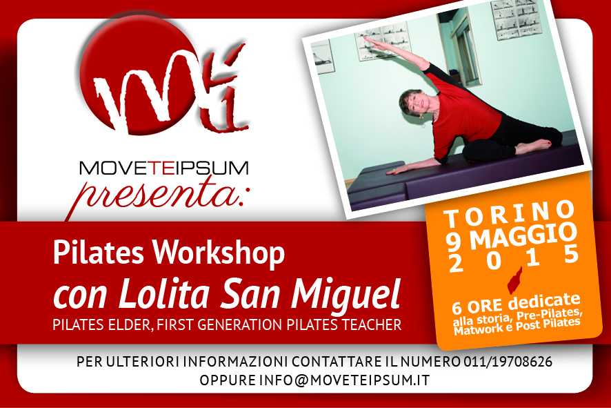 Pilates Workshop con Lolita San Miguel