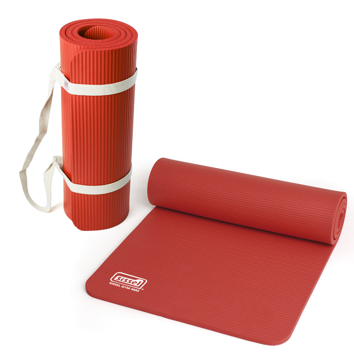 Kit Borsa o Cinghia + Materassino Pilates Yoga Fitness 1,5 cm SISSEL