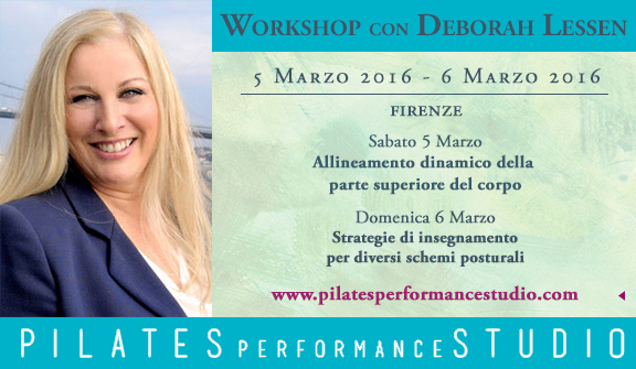 Pilates Performance Studio Firenze: Deborah Lessen.