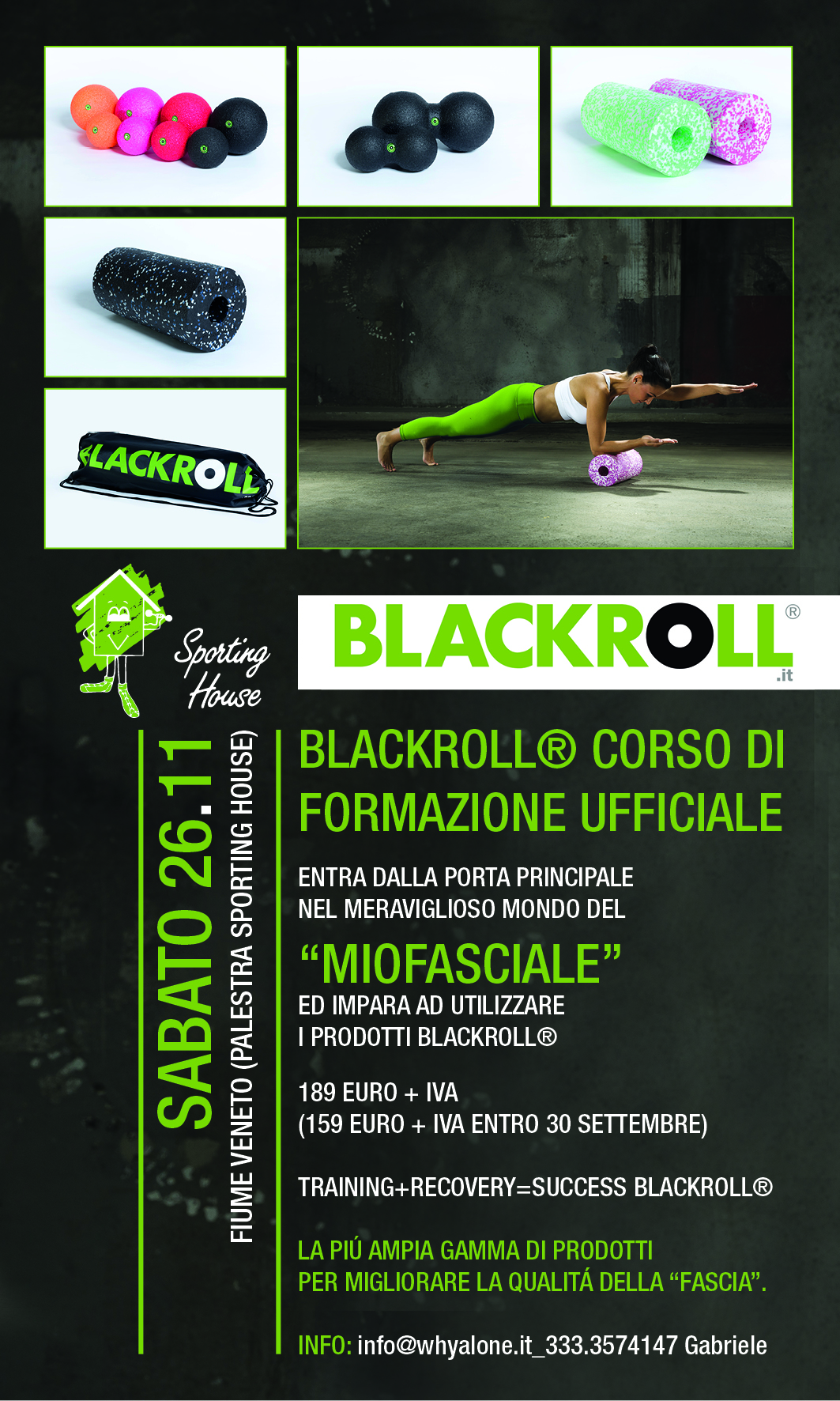 CORSO FORMAZIONE UFFICIALE BLACKROLL - PORDENONE