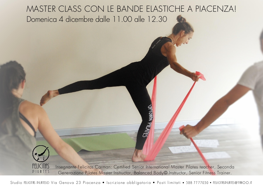MASTER class Pilates con Bande elastiche a Piacenza con Felicitas Carman