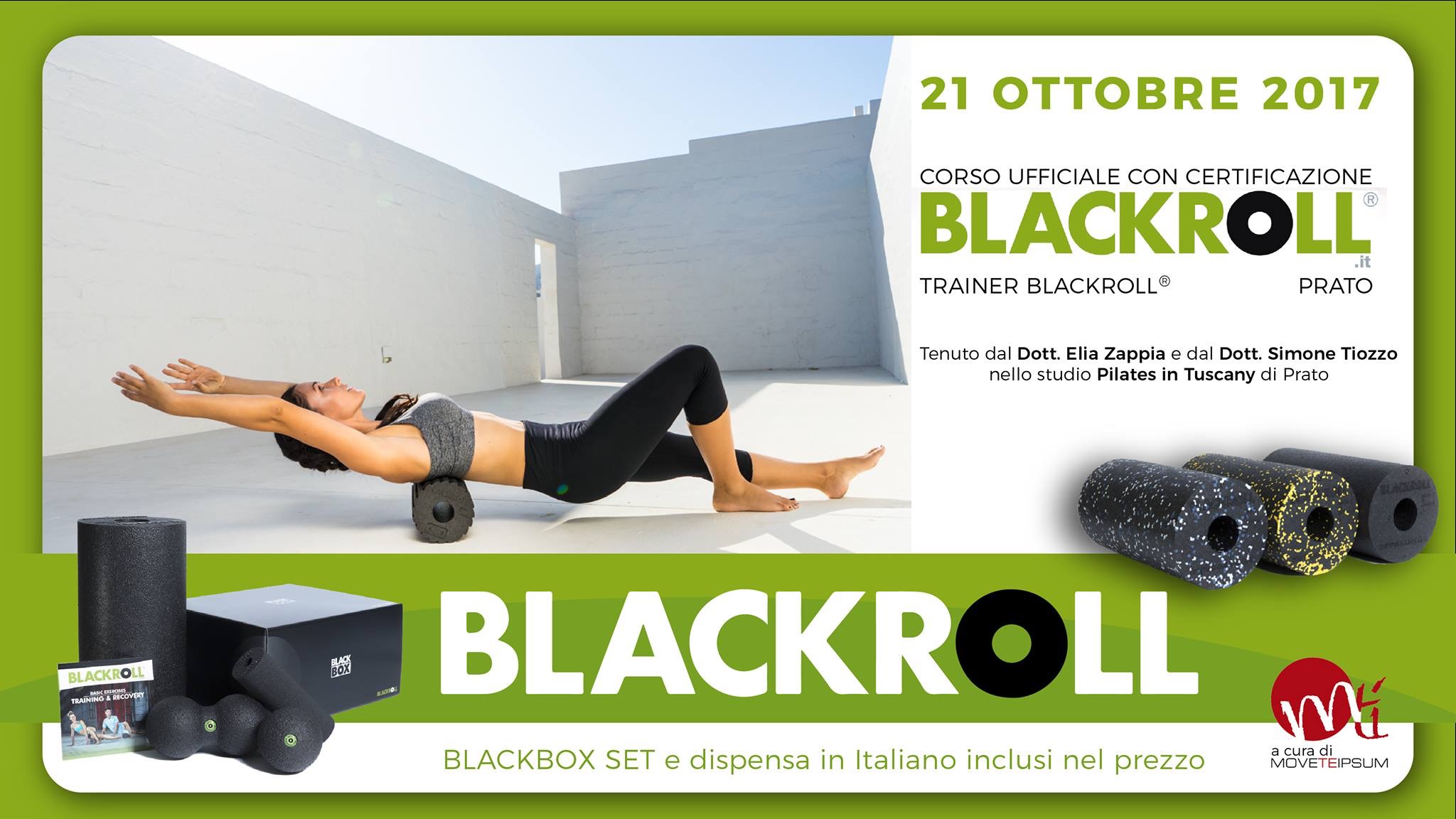 CORSO UFFICIALE CON CERTIFICAZIONE TRAINER BLACKROLL - PRATO