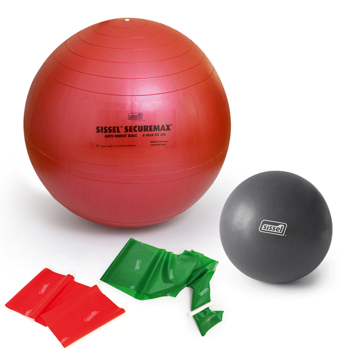 KIT  PILATES CON GIORGIA  3: Soft Ball - FitBall - FitBand