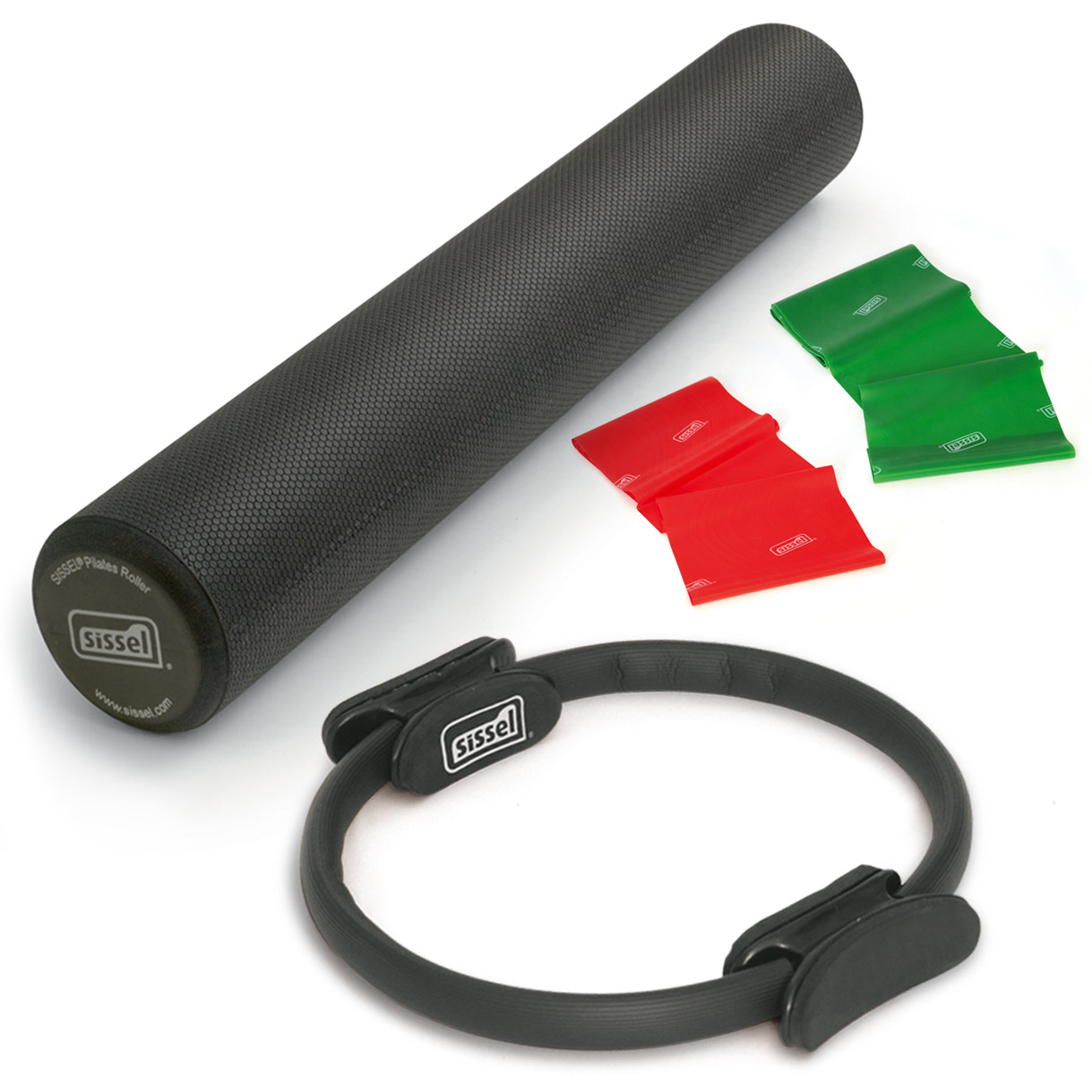 KIT PILATES+ : Roller + Circle + Fitband