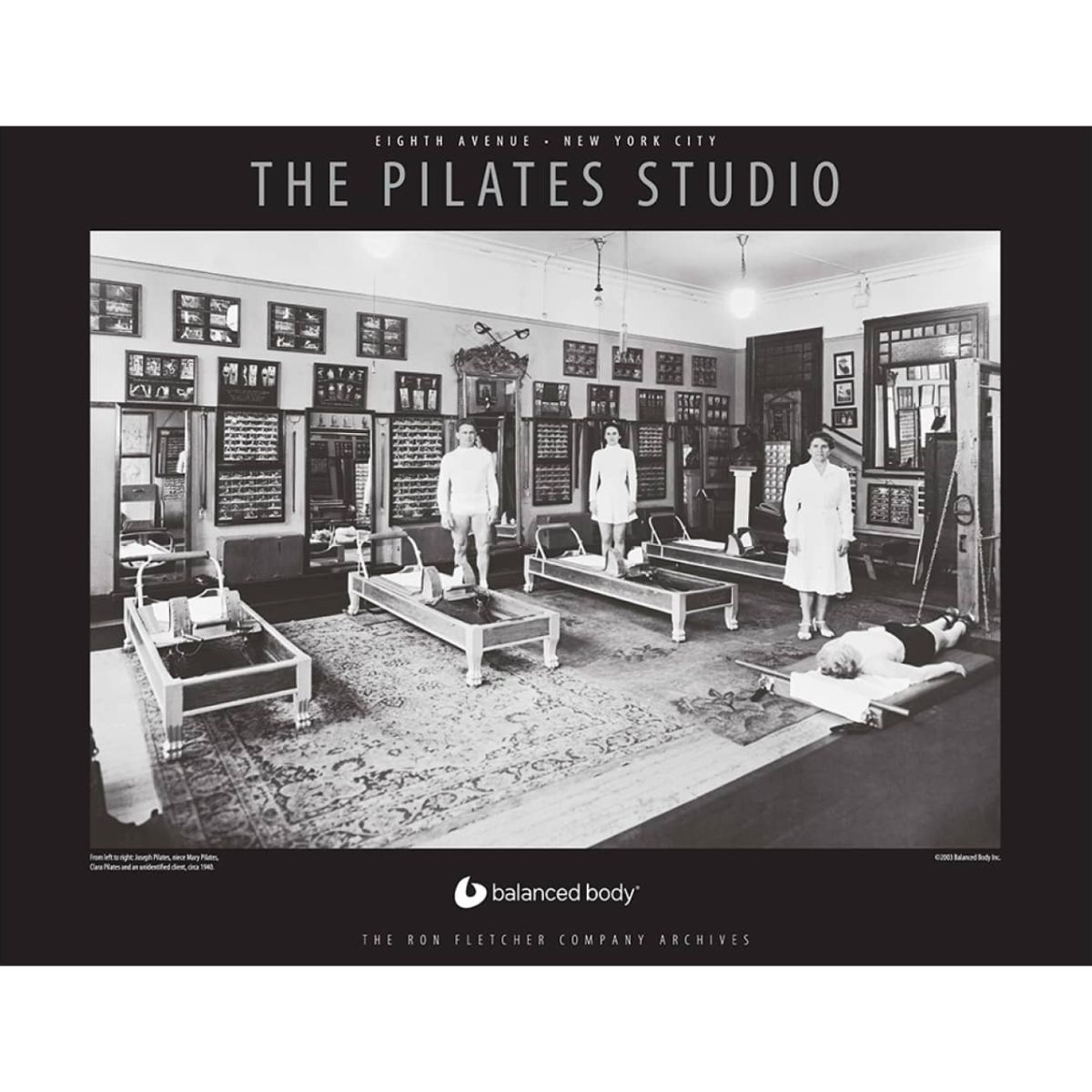 Poster dello Studio Pilates di Joseph Pilates