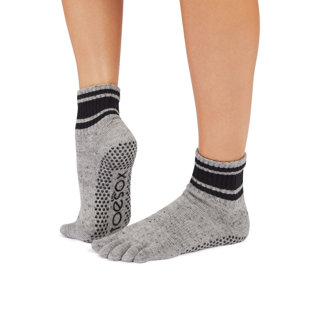 Calzini Antiscivolo ToeSox con dita, caviglia