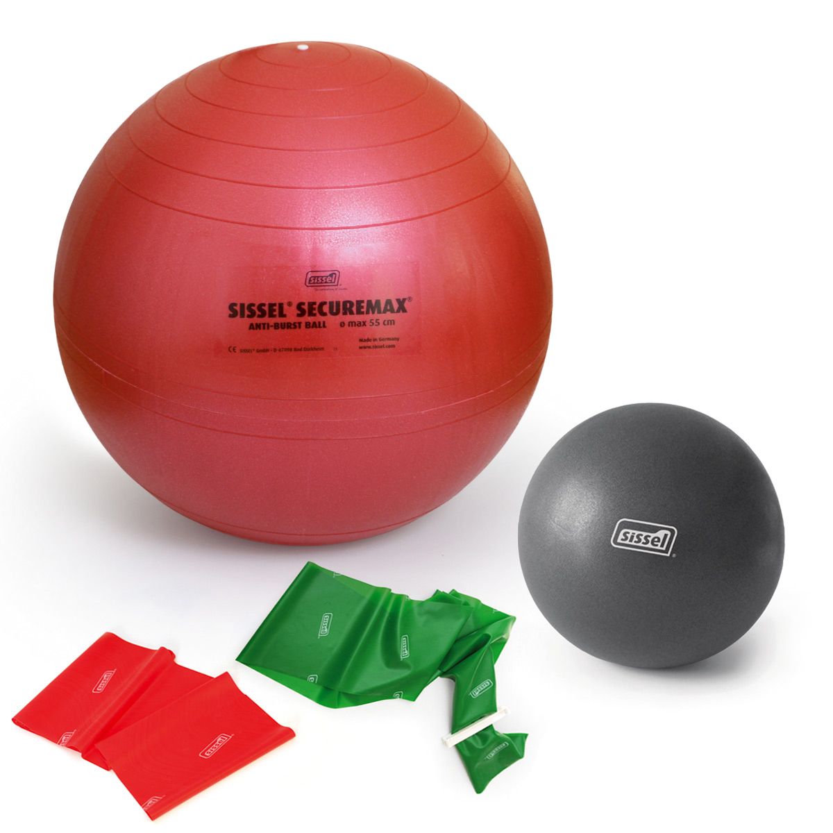 KIT  PILATES CON GIORGIA  3: Soft Ball - FitBall - FitBand