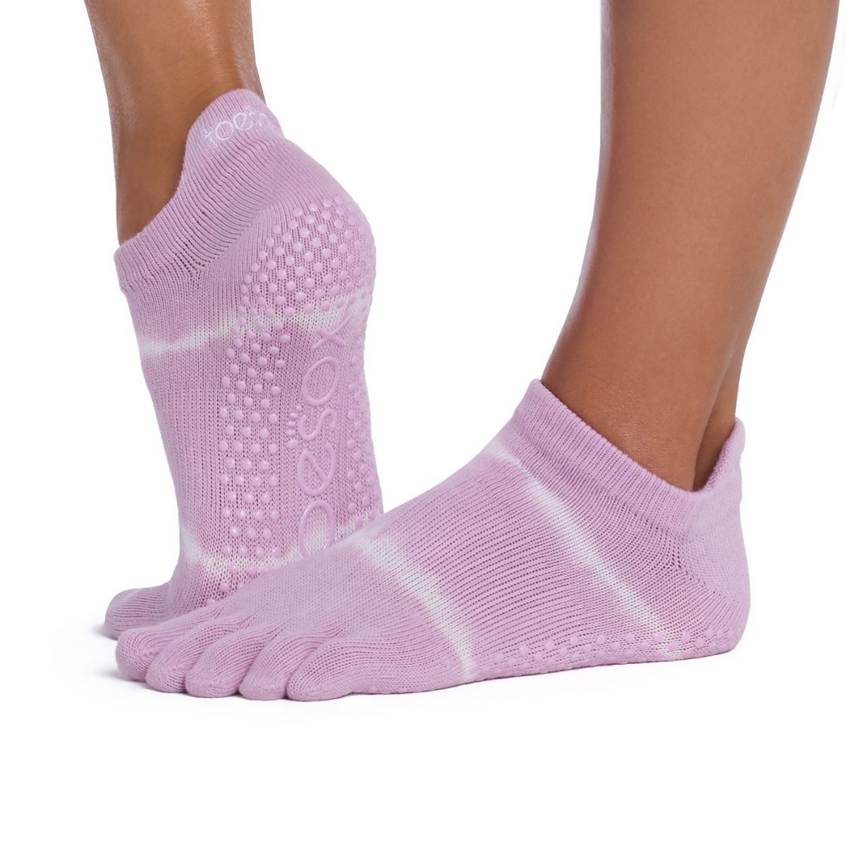 TOESOX Calzini antiscivolo con dita BASSI